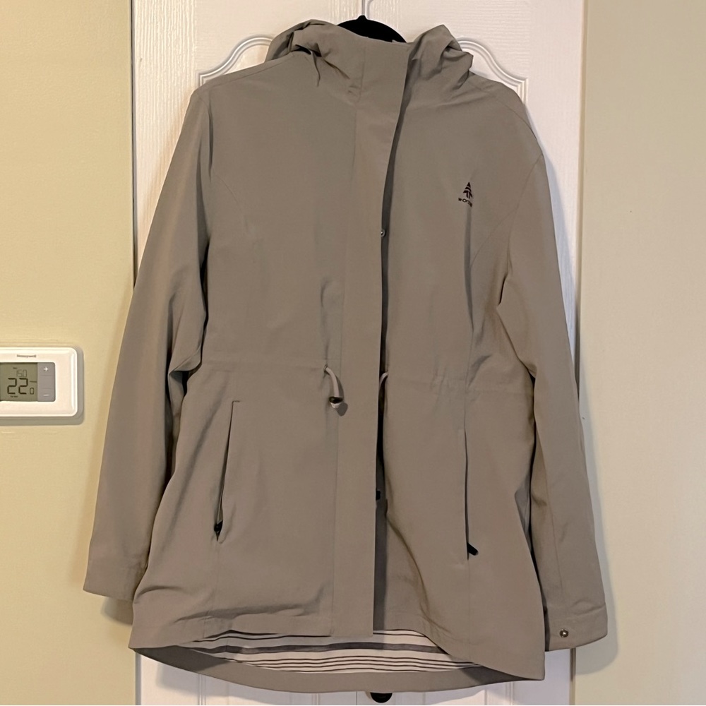 Woods Gray Hooded Anorak Jacket